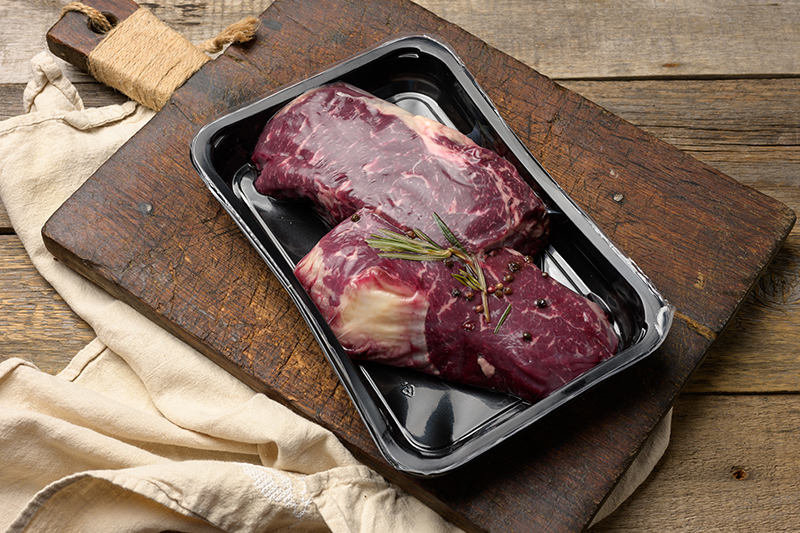 Bandeja de plástico para alimentos PET